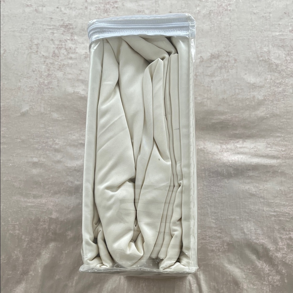 NWT Giza Dreams 400 Thread Count Queen Ivory Sheets - Picture 3 of 4